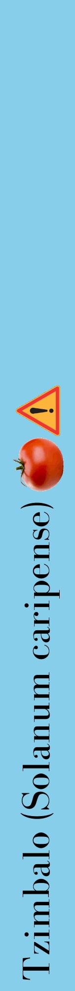 Étiquette de : Solanum caripense - format a - style noire1bod avec comestibilité simplifiée