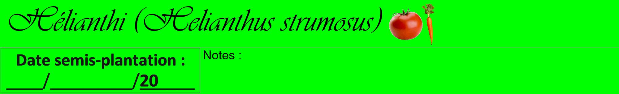 Étiquette de : Helianthus strumosus - format a - style noire16viv avec comestibilité simplifiée