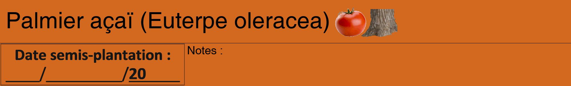 Étiquette de : Euterpe oleracea - format a - style noire31hel avec comestibilité simplifiée
