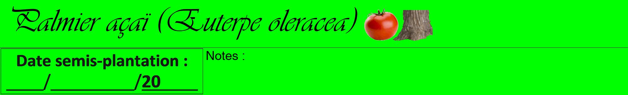 Étiquette de : Euterpe oleracea - format a - style noire16viv avec comestibilité simplifiée
