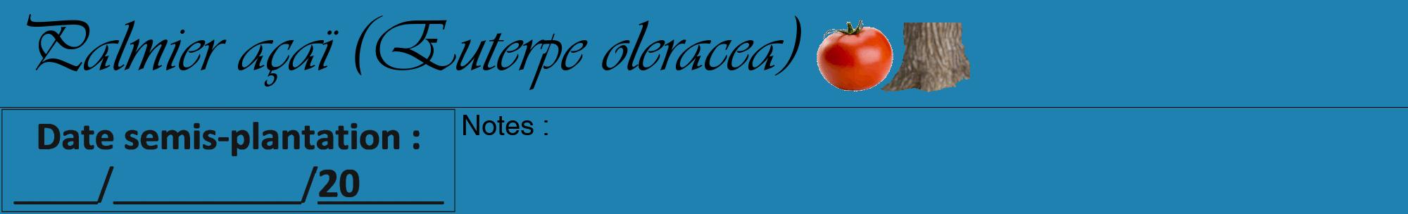 Étiquette de : Euterpe oleracea - format a - style noire6viv avec comestibilité simplifiée