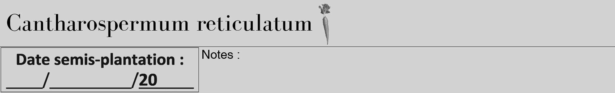 Étiquette de : Cantharospermum reticulatum - format a - style noire56bod avec comestibilité simplifiée