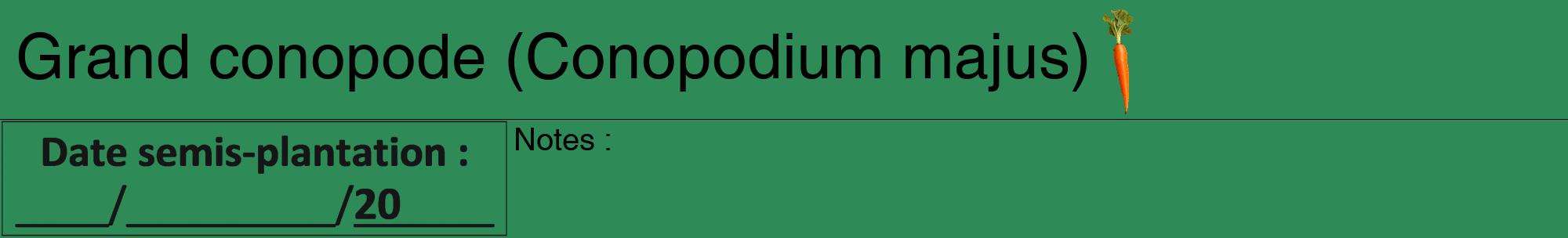 Étiquette de : Conopodium majus - format a - style noire11hel avec comestibilité simplifiée