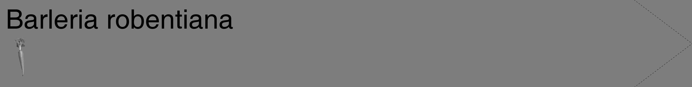 Étiquette de : Barleria robentiana - format c - style noire35_simple_simplehel avec comestibilité simplifiée