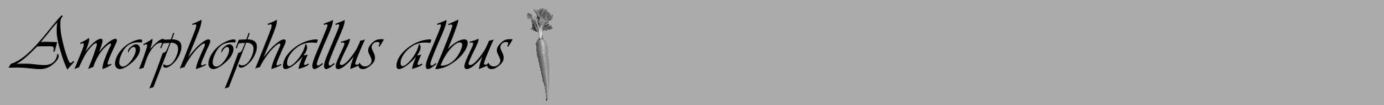 Étiquette de : Amorphophallus albus - format a - style noire37viv avec comestibilité simplifiée