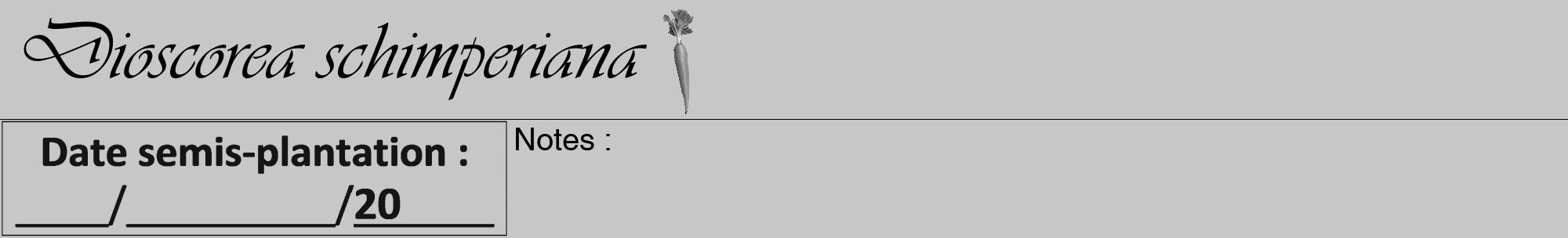 Étiquette de : Dioscorea schimperiana - format a - style noire15viv avec comestibilité simplifiée