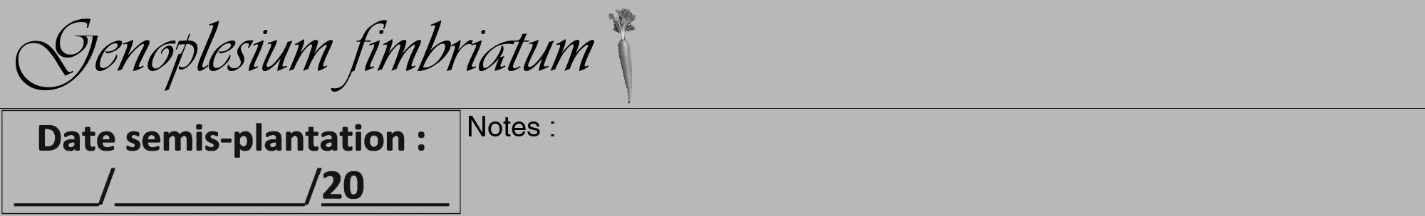 Étiquette de : Genoplesium fimbriatum - format a - style noire39viv avec comestibilité simplifiée