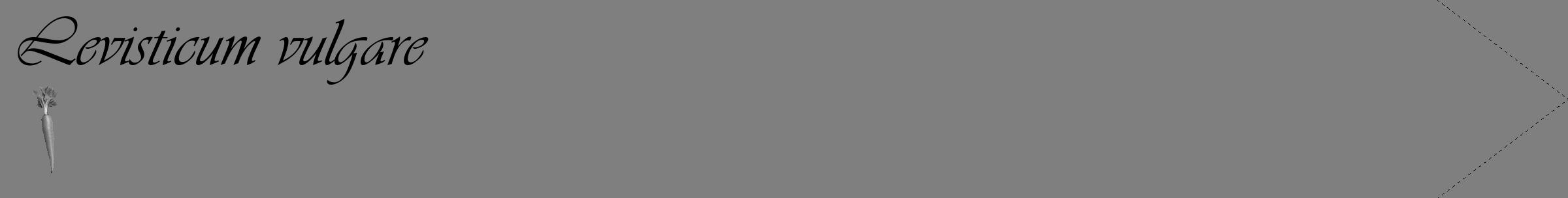 Étiquette de : Levisticum vulgare - format c - style noire31_simple_simpleviv avec comestibilité simplifiée