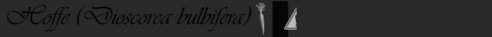 Étiquette de : Dioscorea bulbifera - format a - style noire34viv avec comestibilité simplifiée