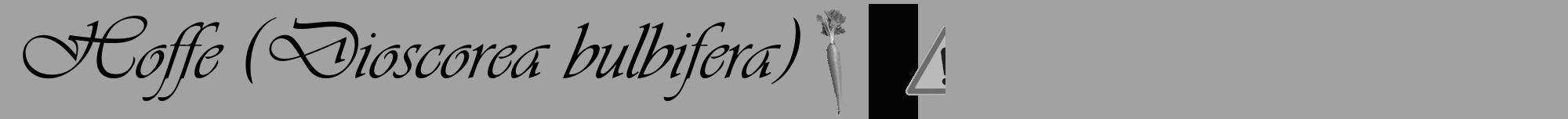 Étiquette de : Dioscorea bulbifera - format a - style noire38viv avec comestibilité simplifiée