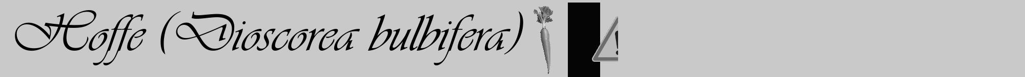 Étiquette de : Dioscorea bulbifera - format a - style noire54viv avec comestibilité simplifiée