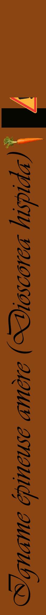 Étiquette de : Dioscorea hispida - format a - style noire30viv avec comestibilité simplifiée
