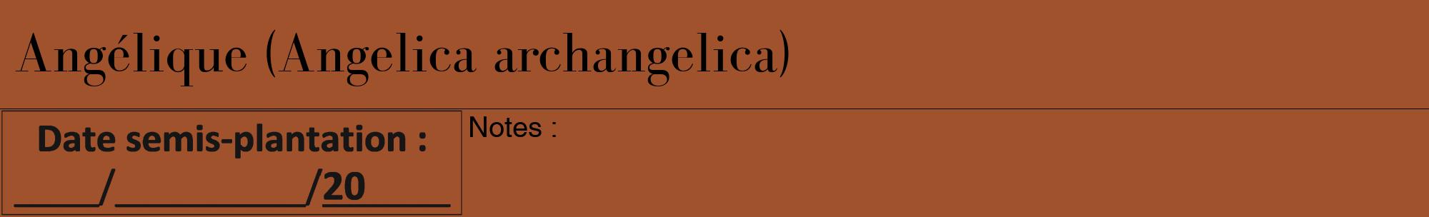 Étiquette de : Angelica archangelica - format a - style noire32bod avec comestibilité