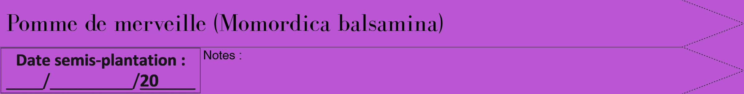 Étiquette de : Momordica balsamina - format b - style noire50bod avec comestibilité