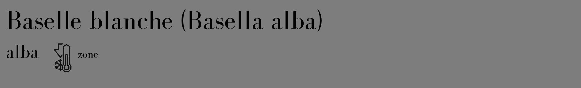 Étiquette de : Basella alba alba - format c - style noire35_basique_basiquebod avec comestibilité