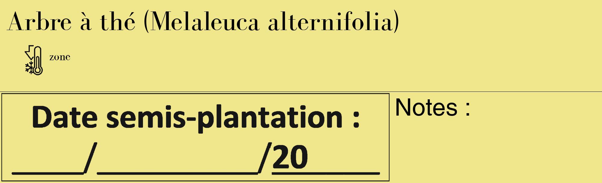 Étiquette de : Melaleuca alternifolia - format c - style noire20_basique_basiquebod avec comestibilité