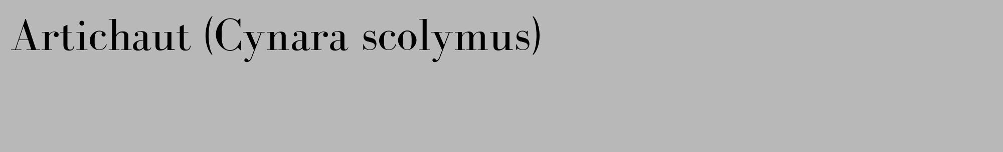 Étiquette de : Cynara scolymus - format c - style noire39_basique_basiquebod avec comestibilité