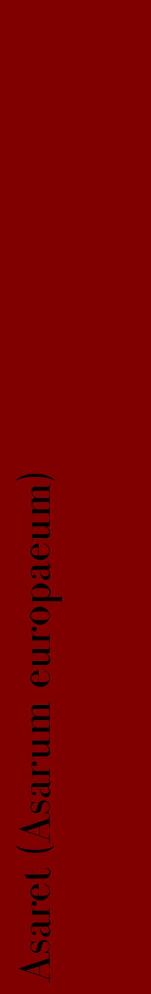 Étiquette de : Asarum europaeum - format c - style noire29_basiquebod avec comestibilité