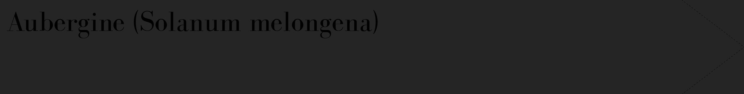 Étiquette de : Solanum melongena - format c - style noire47_simple_simplebod avec comestibilité