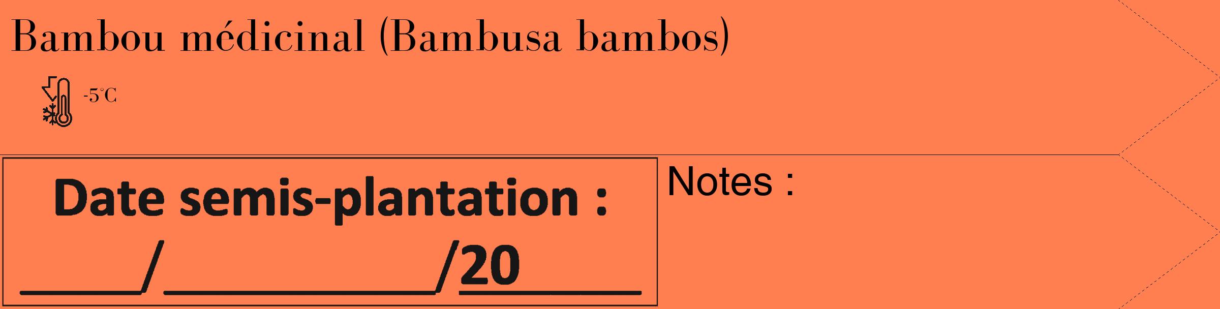 Étiquette de : Bambusa bambos - format c - style noire24_simple_simplebod avec comestibilité