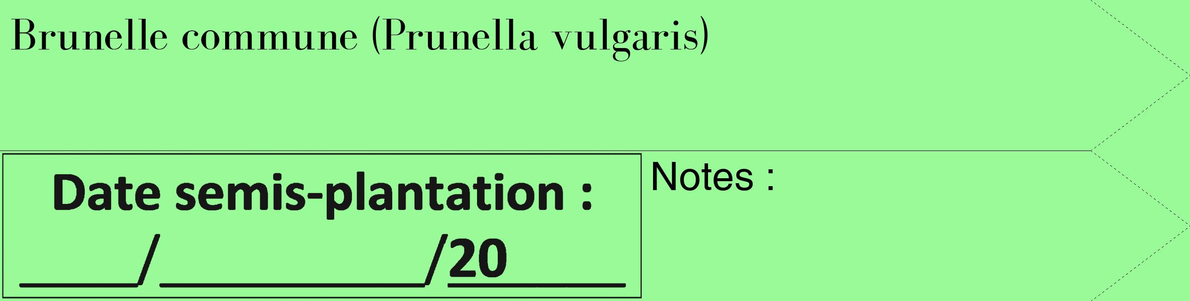 Étiquette de : Prunella vulgaris - format c - style noire14_simple_simplebod avec comestibilité