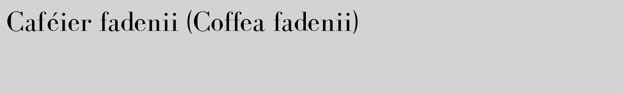 Étiquette de : Coffea fadenii - format c - style noire56_basique_basiquebod avec comestibilité