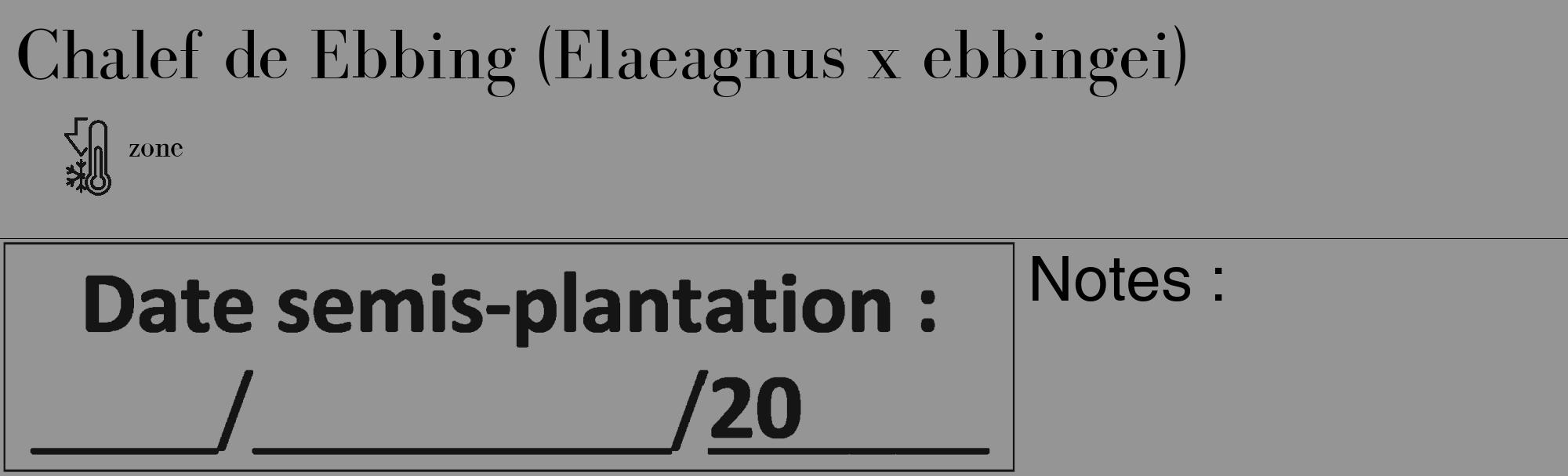 Étiquette de : Elaeagnus x ebbingei - format c - style noire16_basique_basiquebod avec comestibilité