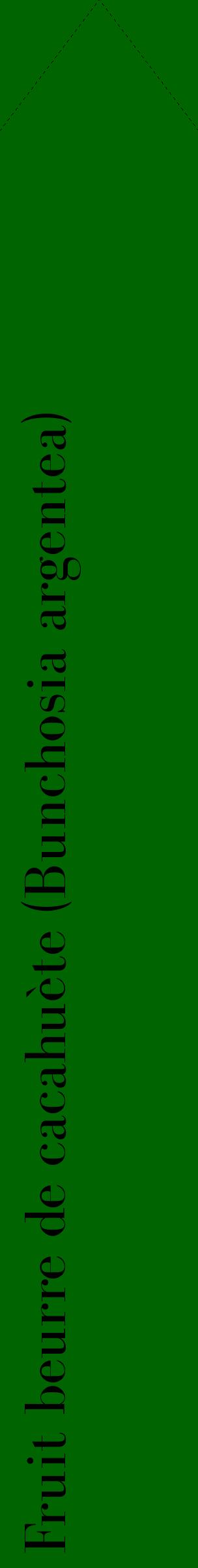 Étiquette de : Bunchosia argentea - format c - style noire8_simplebod avec comestibilité