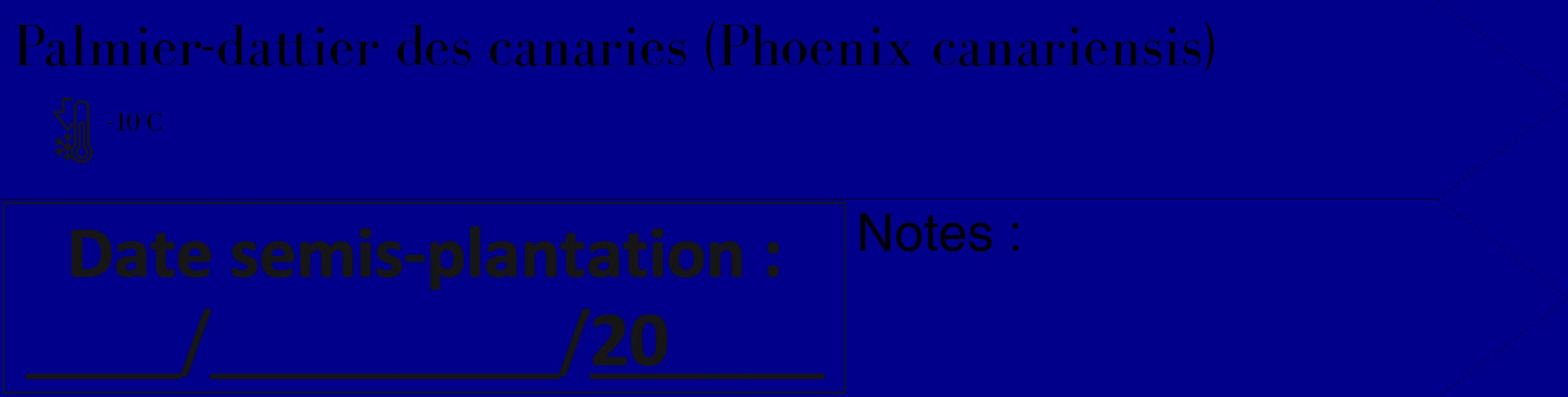 Étiquette de : Phoenix canariensis - format c - style noire7_simple_simplebod avec comestibilité