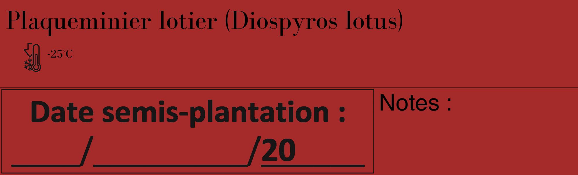 Étiquette de : Diospyros lotus - format c - style noire33_basique_basiquebod avec comestibilité