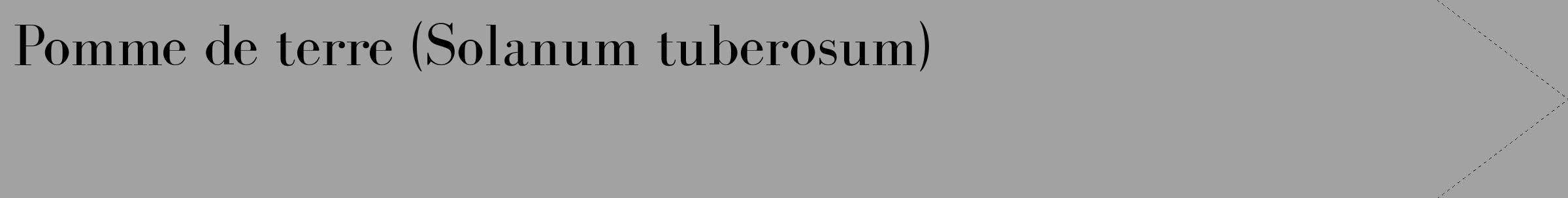 Étiquette de : Solanum tuberosum - format c - style noire38_simple_simplebod avec comestibilité