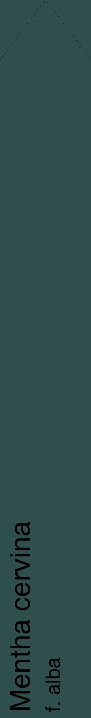 Étiquette de : Mentha cervina f. alba - format c - style noire58_simplehel avec comestibilité