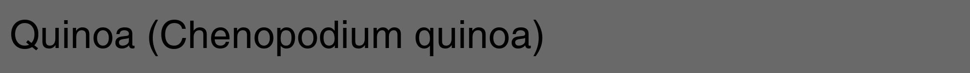 Étiquette de : Chenopodium quinoa - format a - style noire11hel avec comestibilité
