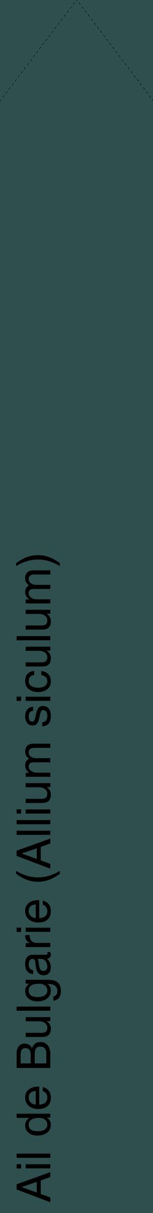 Étiquette de : Allium siculum - format c - style noire58_simplehel avec comestibilité