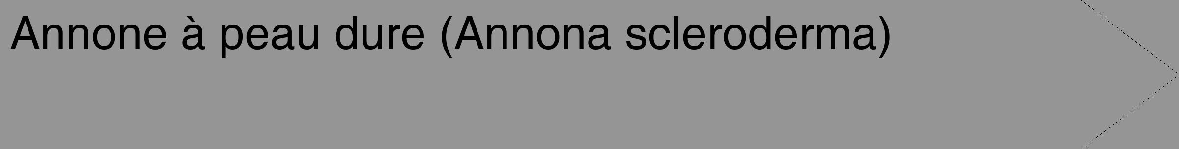 Étiquette de : Annona scleroderma - format c - style noire16_simple_simplehel avec comestibilité