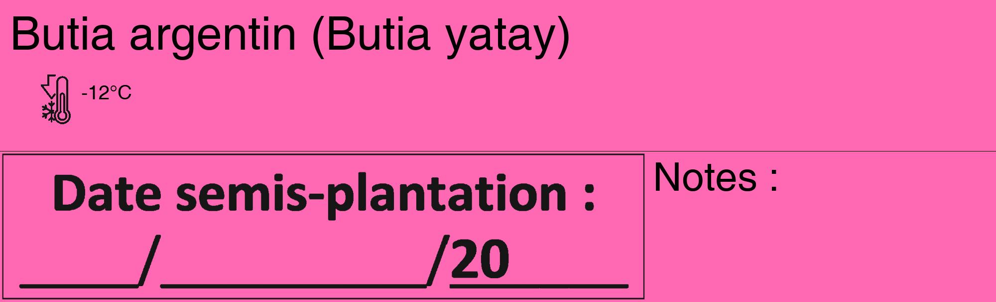 Étiquette de : Butia yatay - format c - style noire42_basique_basiquehel avec comestibilité