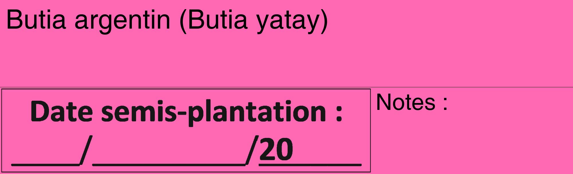Étiquette de : Butia yatay - format c - style noire42_basique_basiquehel avec comestibilité