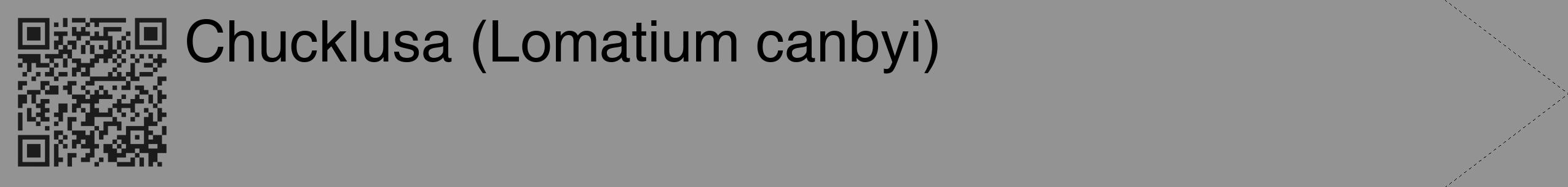 Étiquette de : Lomatium canbyi - format c - style noire44_simple_simplehel avec qrcode et comestibilité