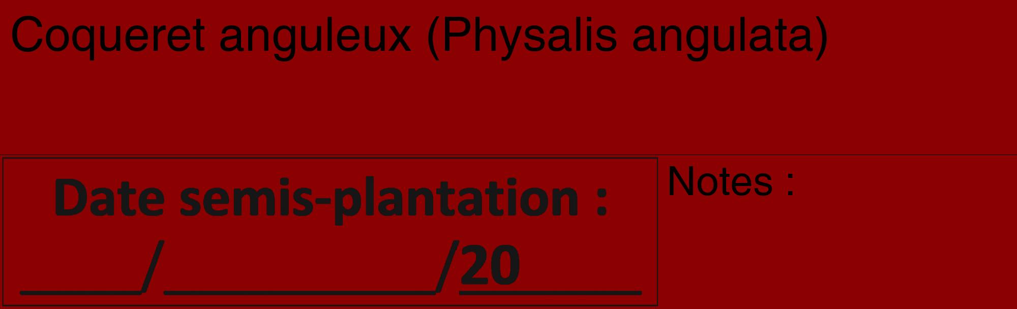 Étiquette de : Physalis angulata - format c - style noire34_basique_basiquehel avec comestibilité