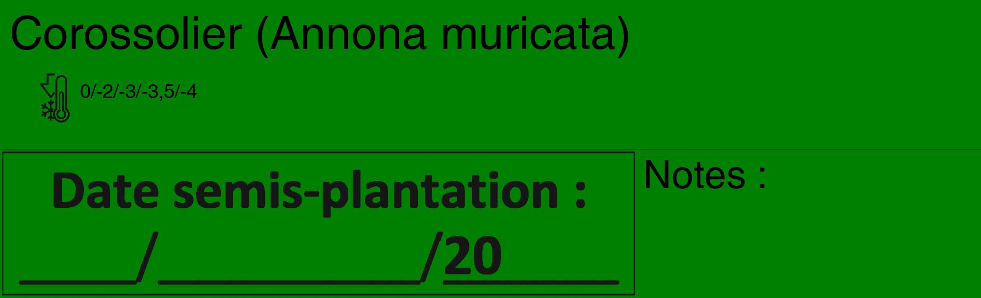 Étiquette de : Annona muricata - format c - style noire9_basique_basiquehel avec comestibilité