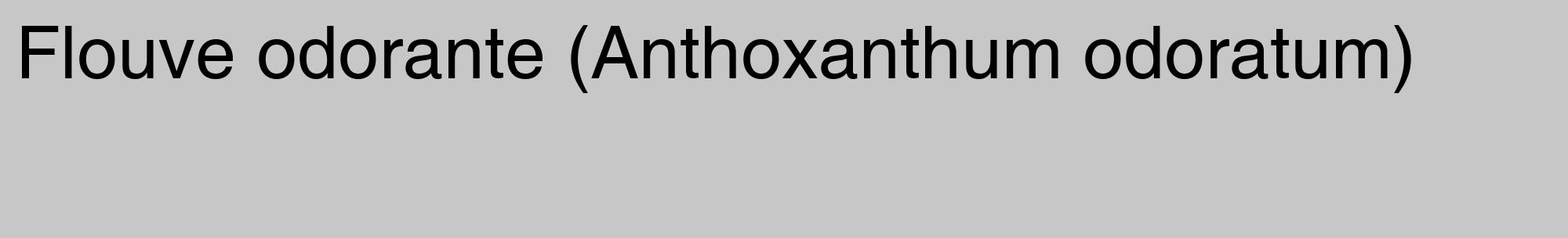 Étiquette de : Anthoxanthum odoratum - format c - style noire15_basique_basiquehel avec comestibilité