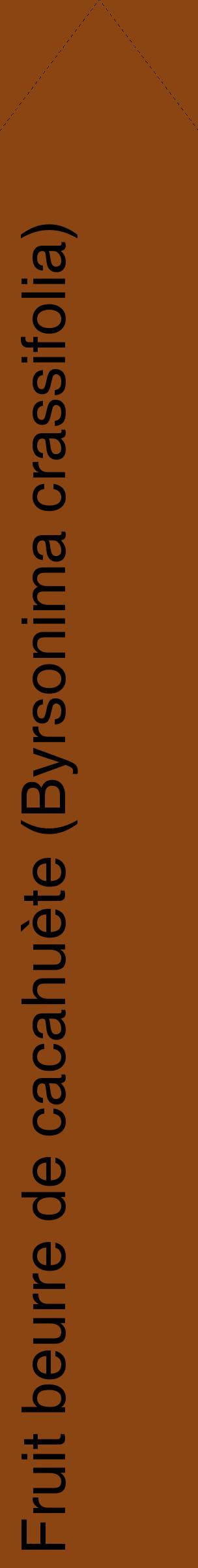Étiquette de : Byrsonima crassifolia - format c - style noire30_simplehel avec comestibilité