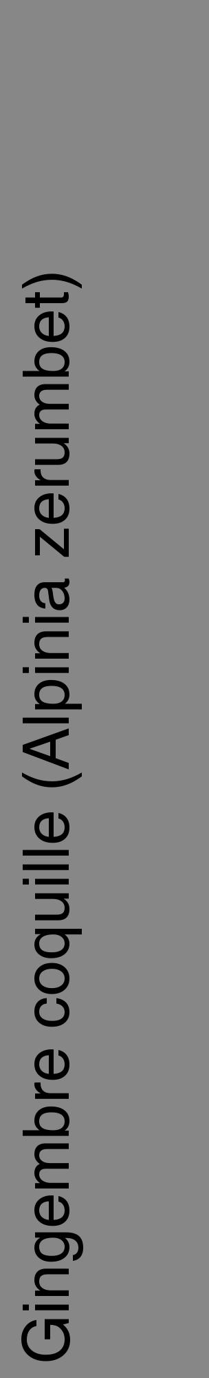 Étiquette de : Alpinia zerumbet - format c - style noire12_basique_basiquehel avec comestibilité - position verticale