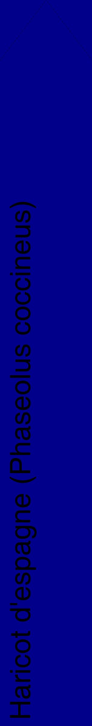 Étiquette de : Phaseolus coccineus - format c - style noire7_simplehel avec comestibilité