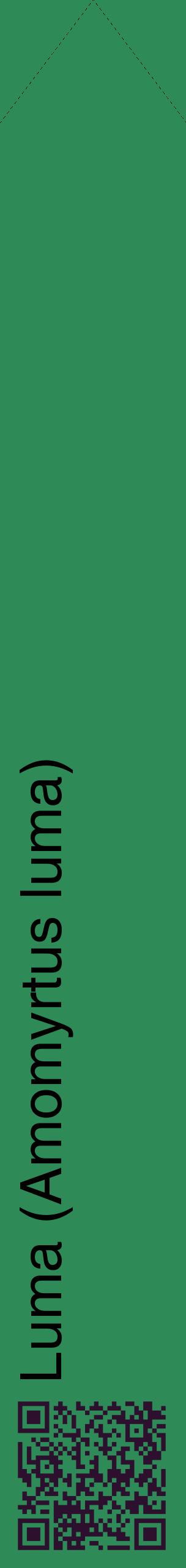 Étiquette de : Amomyrtus luma - format c - style noire11_simplehel avec qrcode et comestibilité
