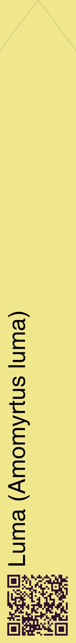 Étiquette de : Amomyrtus luma - format c - style noire20_simplehel avec qrcode et comestibilité
