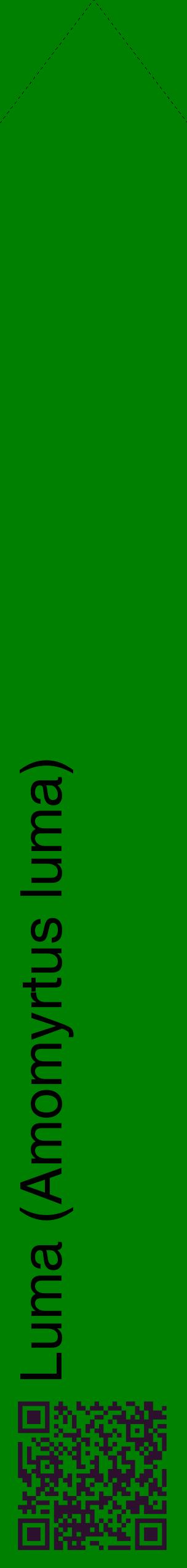 Étiquette de : Amomyrtus luma - format c - style noire9_simplehel avec qrcode et comestibilité