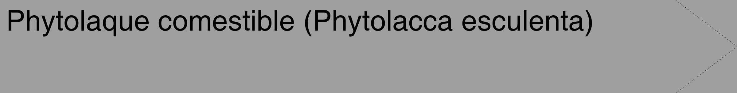 Étiquette de : Phytolacca esculenta - format c - style noire24_simple_simplehel avec comestibilité