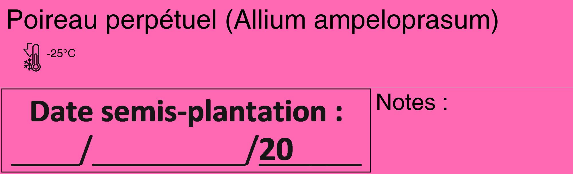 Étiquette de : Allium ampeloprasum - format c - style noire42_basique_basiquehel avec comestibilité