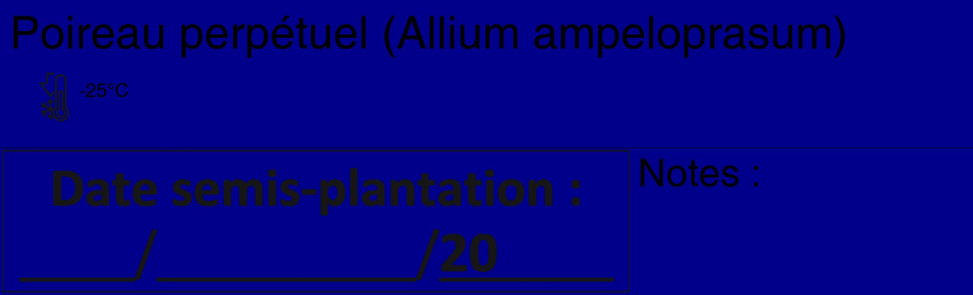 Étiquette de : Allium ampeloprasum - format c - style noire7_basique_basiquehel avec comestibilité